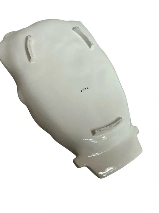 Lenwile Ardalt Flowerpot Majolica Artware Porcelain Flower Tea Set Blue Iris - Picture 10 of 14